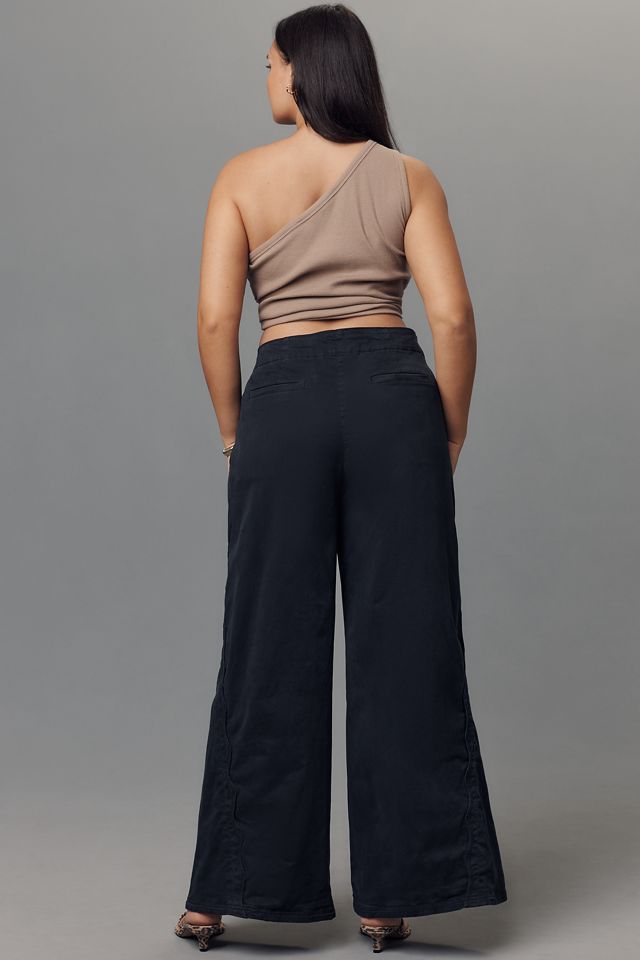 Maeve Scallop Wide-Leg Pants #7