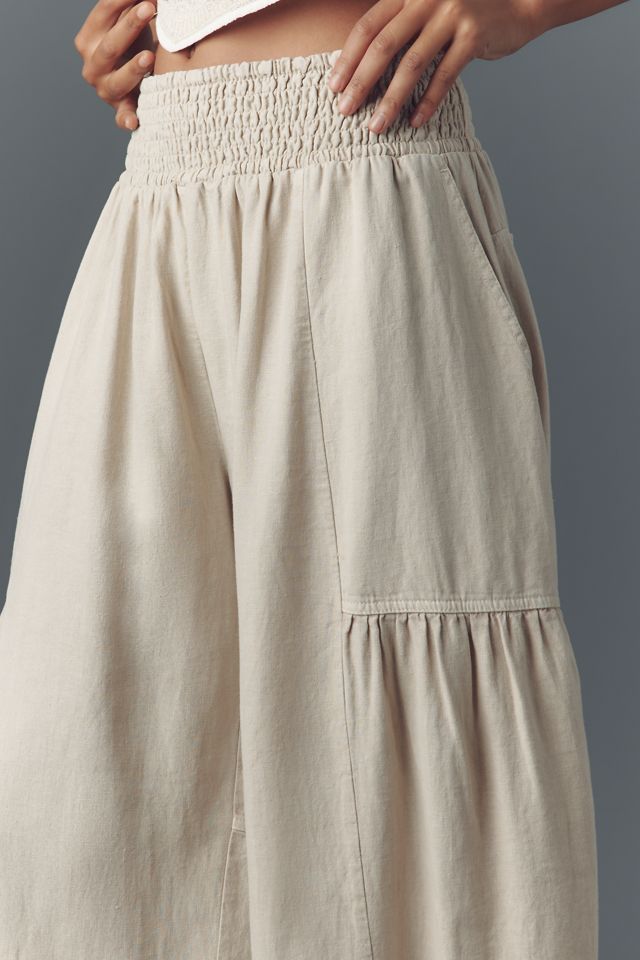 Pilcro Relaxed Linen Blend Pull-On Pants #3