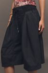 By Anthropologie Ruched Poplin Gaucho Pants