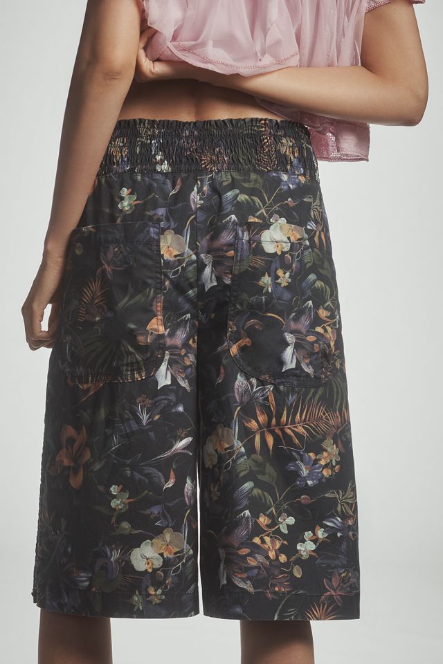 By Anthropologie Ruched Poplin Gaucho Pants #3