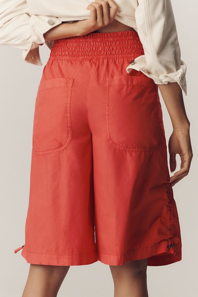 By Anthropologie Ruched Poplin Gaucho Pants #2