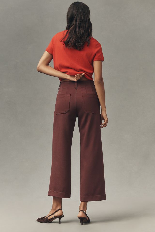 Los Pantalones de Punto Cortos de Pierna Ancha Colette de Maeve #1