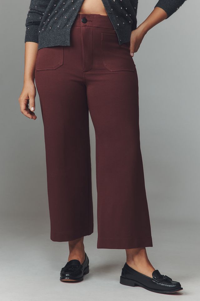 Los Pantalones de Punto Cortos de Pierna Ancha Colette de Maeve #6