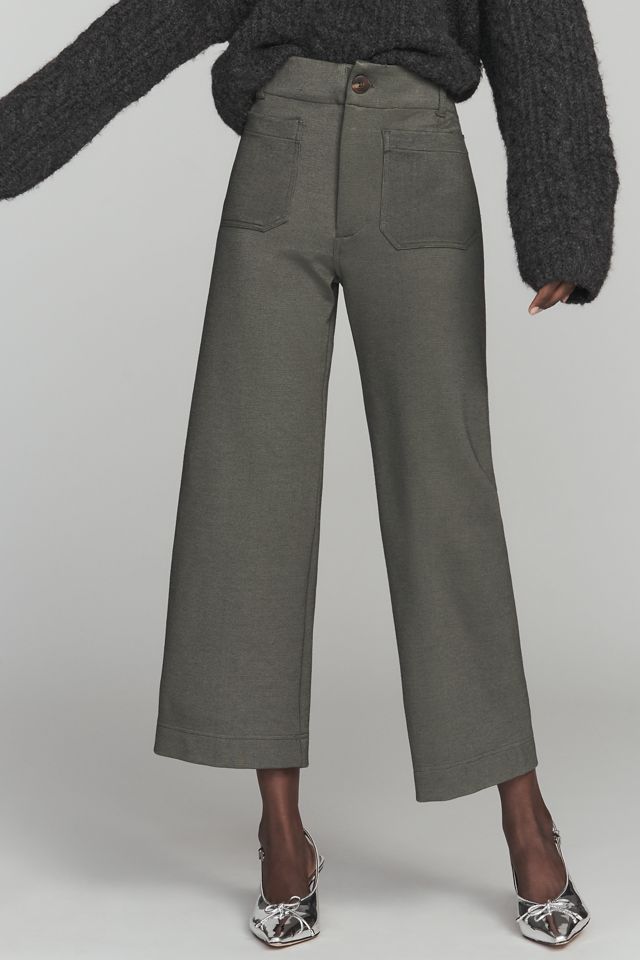 The Colette Knit Crop Wide-Leg Pants by Maeve #2