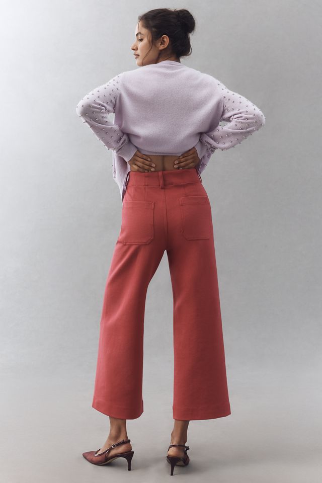 The Colette Knit Crop Wide-Leg Pants by Maeve #2