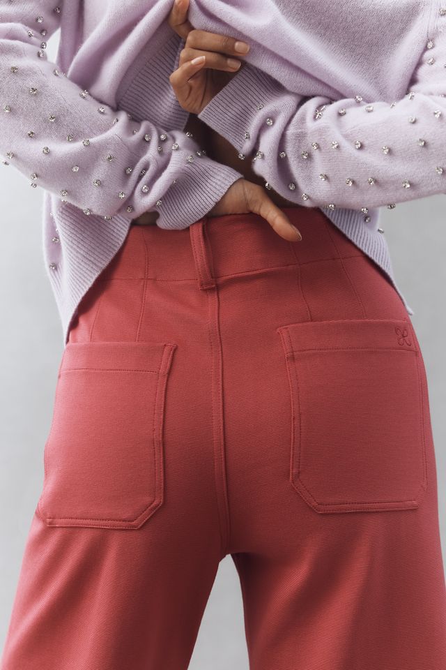 The Colette Knit Crop Wide-Leg Pants by Maeve #3