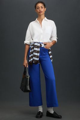 Maeve Tie-Waist Wide-Leg Jeans