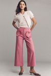 The Colette Heart Pocket Crop Wide-Leg Pants by Maeve