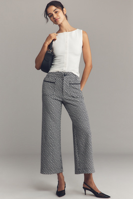 The Colette Knit Crop Wide-Leg Pants by Maeve product page