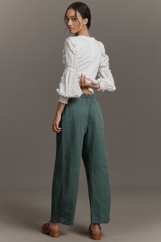By Anthropologie Mixed Media Utility Pants #2