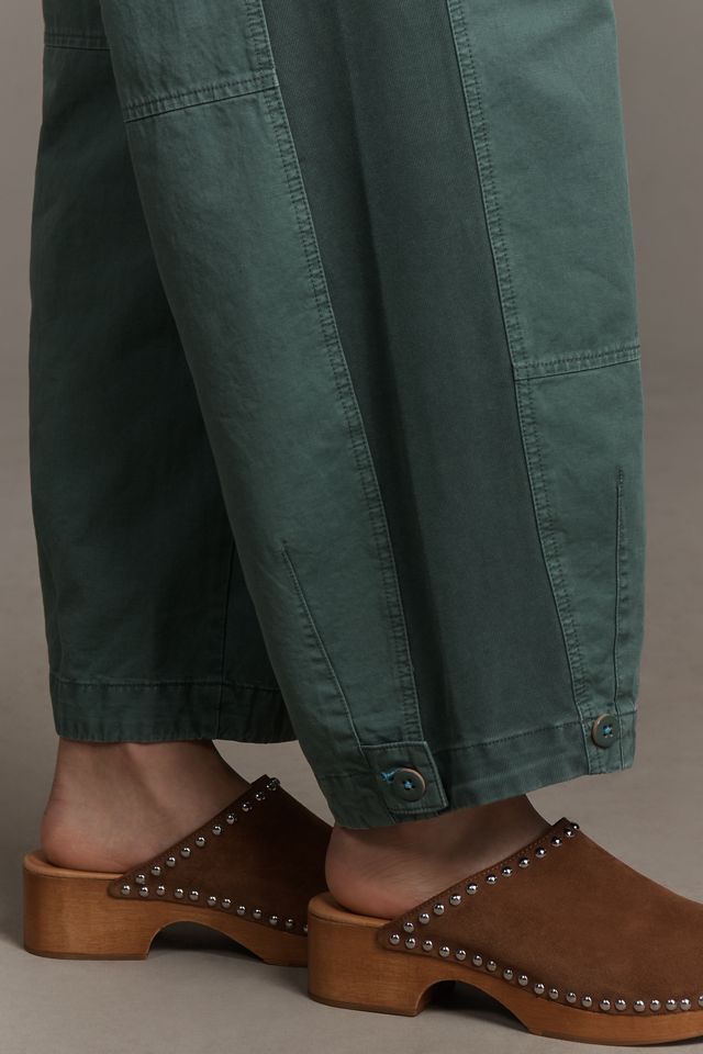 By Anthropologie Mixed Media Utility Pants #3