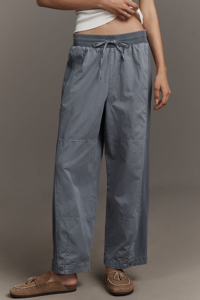 By Anthropologie Mixed Media Utility Pants #1
