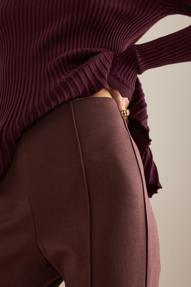 The Penny Kick-Flare Pull-On Trousers by Maeve #8