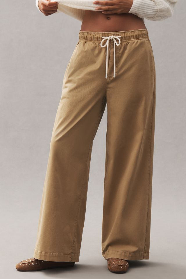 Pilcro Tie-Waist Pull-On Pants