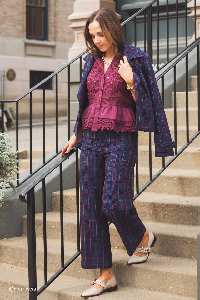 The @merricksart Colette Crop Knit Pants by Maeve #4