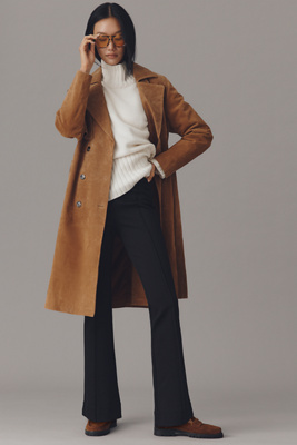 Maeve The Poppy Kick-flare Full-length Pull-on Trousers By  In Brown