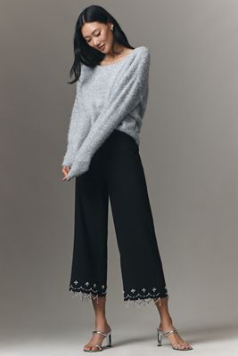 By Anthropologie Crystal Crop Pants