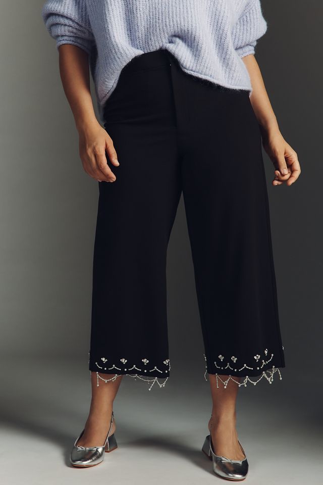By Anthropologie Crystal Crop Pants #1