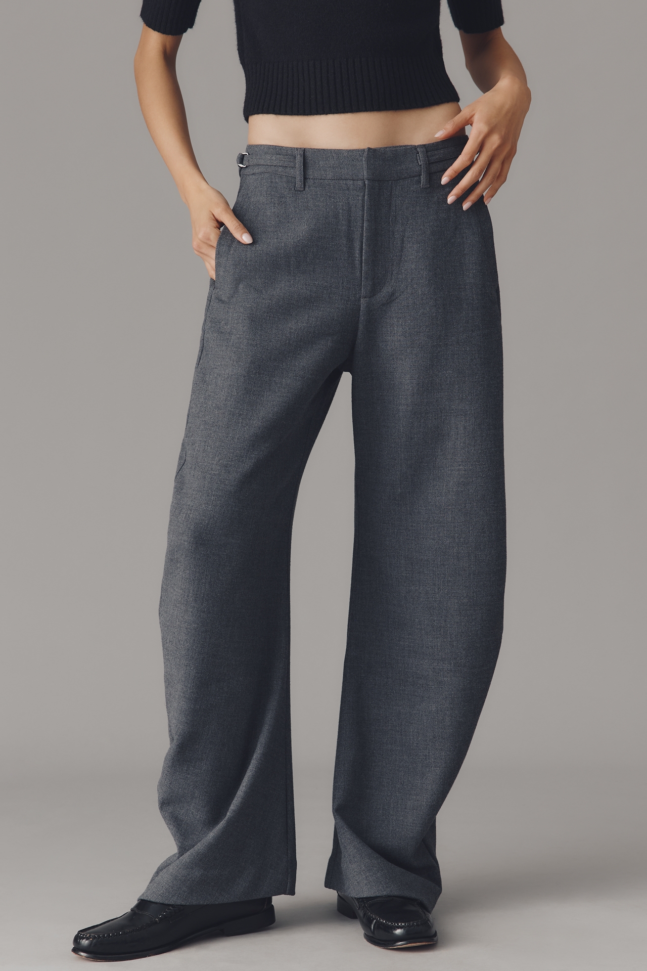 Maeve Draped Relaxed Curve Pants