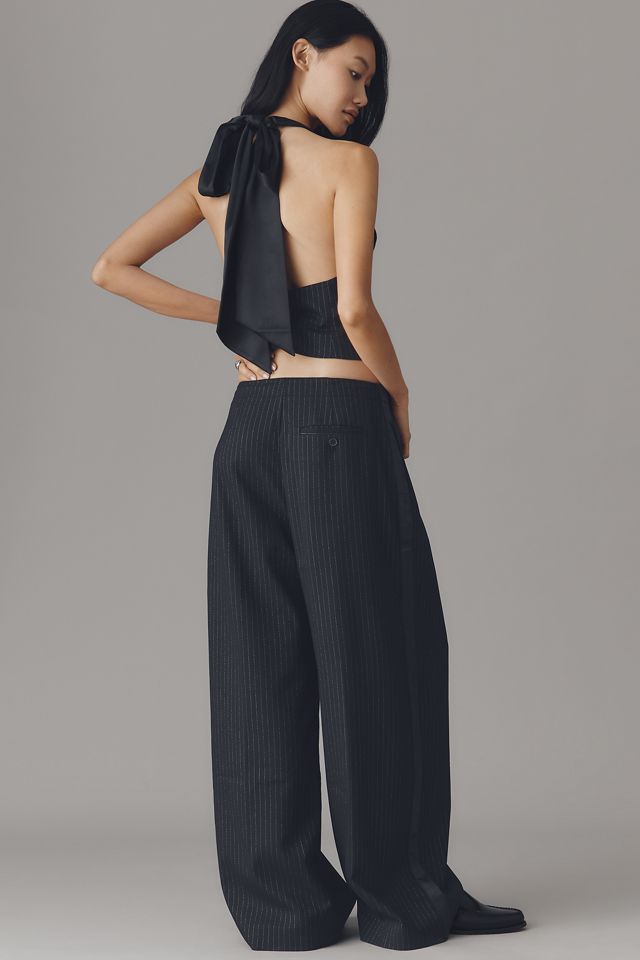 By Anthropologie Striped Tuxedo Pants #3