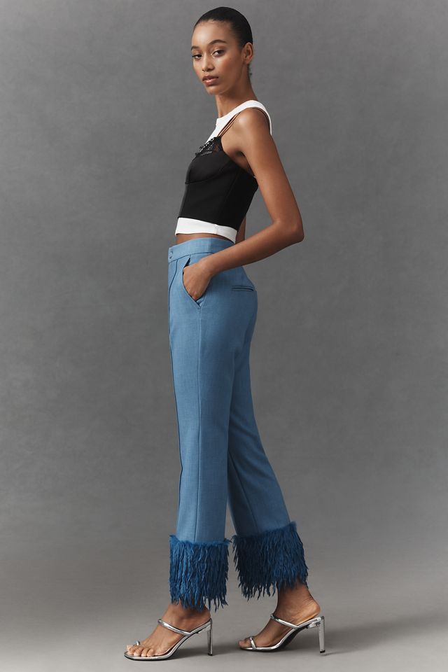 Maeve Cuffed Plush Party Pants #3