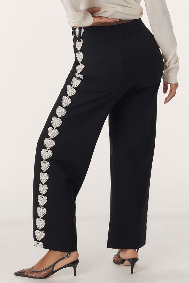 Colette Full-Length Lacy Track Pant by Maeve | Anthropologie