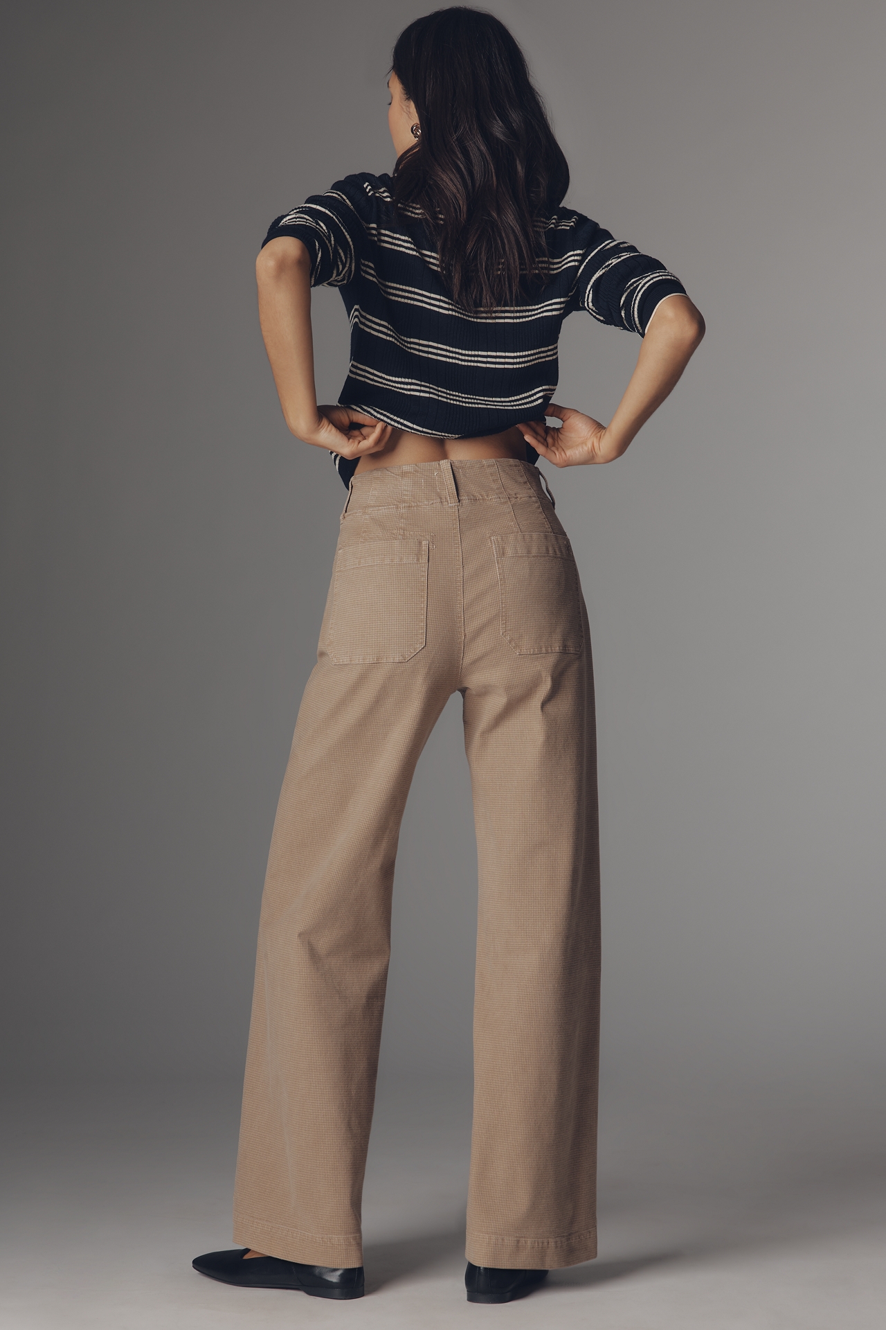 The Colette Full-Length Plaid Pants by Maeve