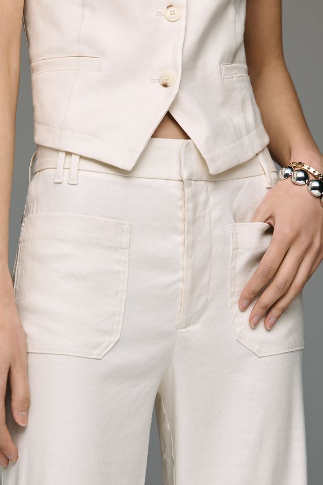 Maeve Jude Linen Stretch Trousers #4