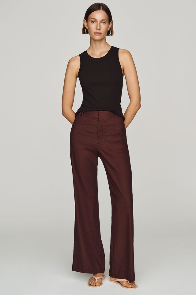 Maeve Jude Linen Stretch Trousers #2
