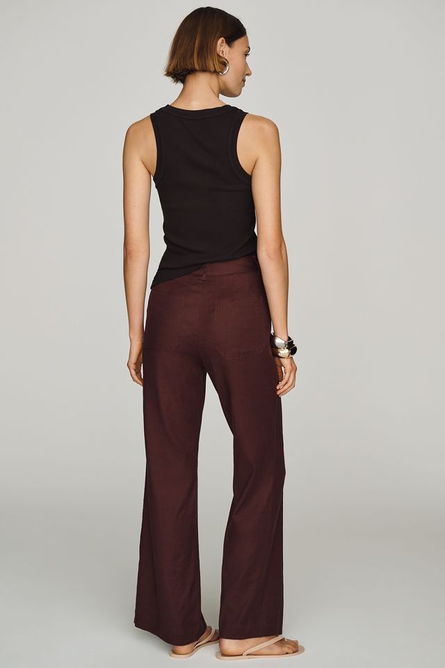 Maeve Jude Linen Stretch Trousers #3