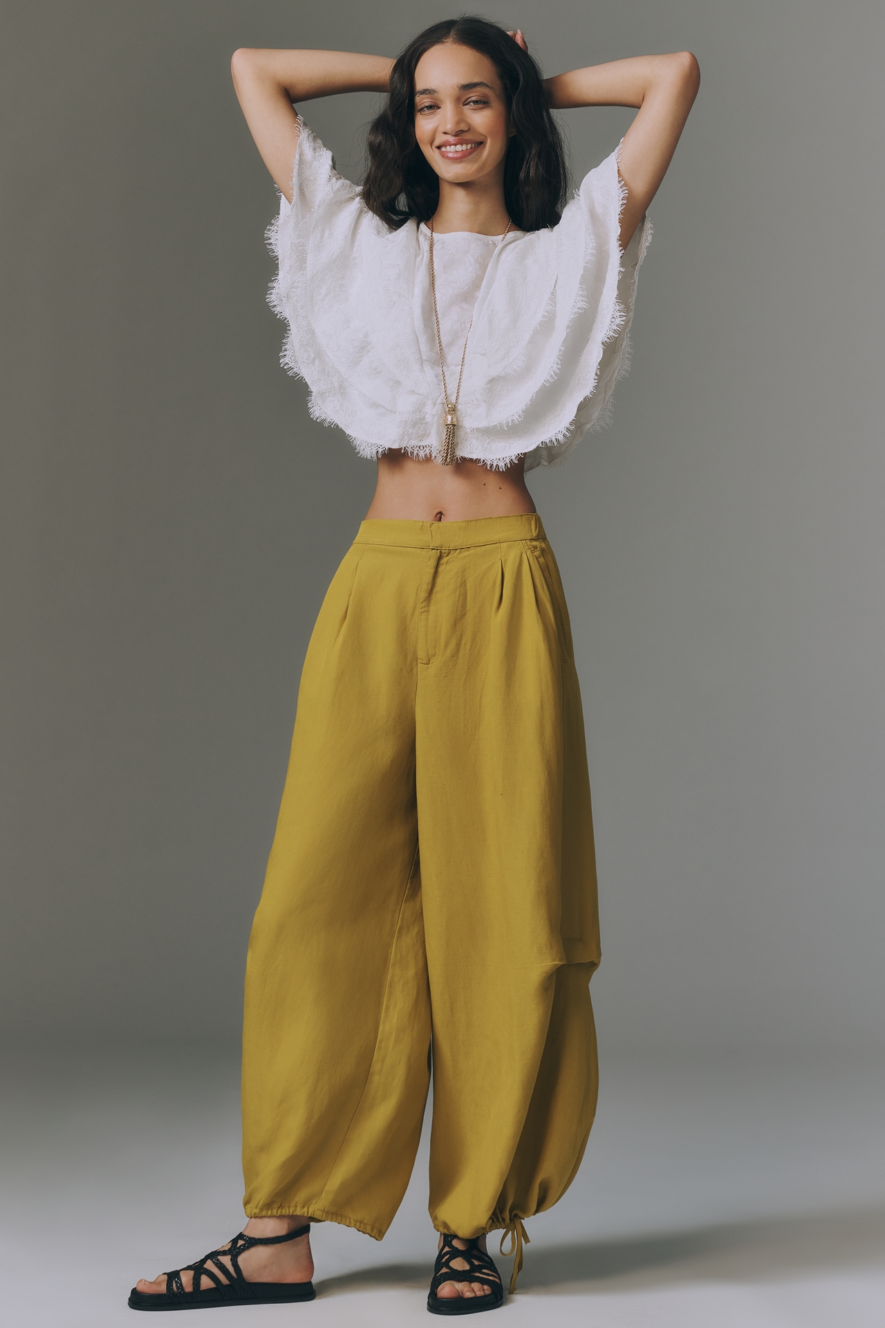 By Anthropologie Garden Balloon Pants