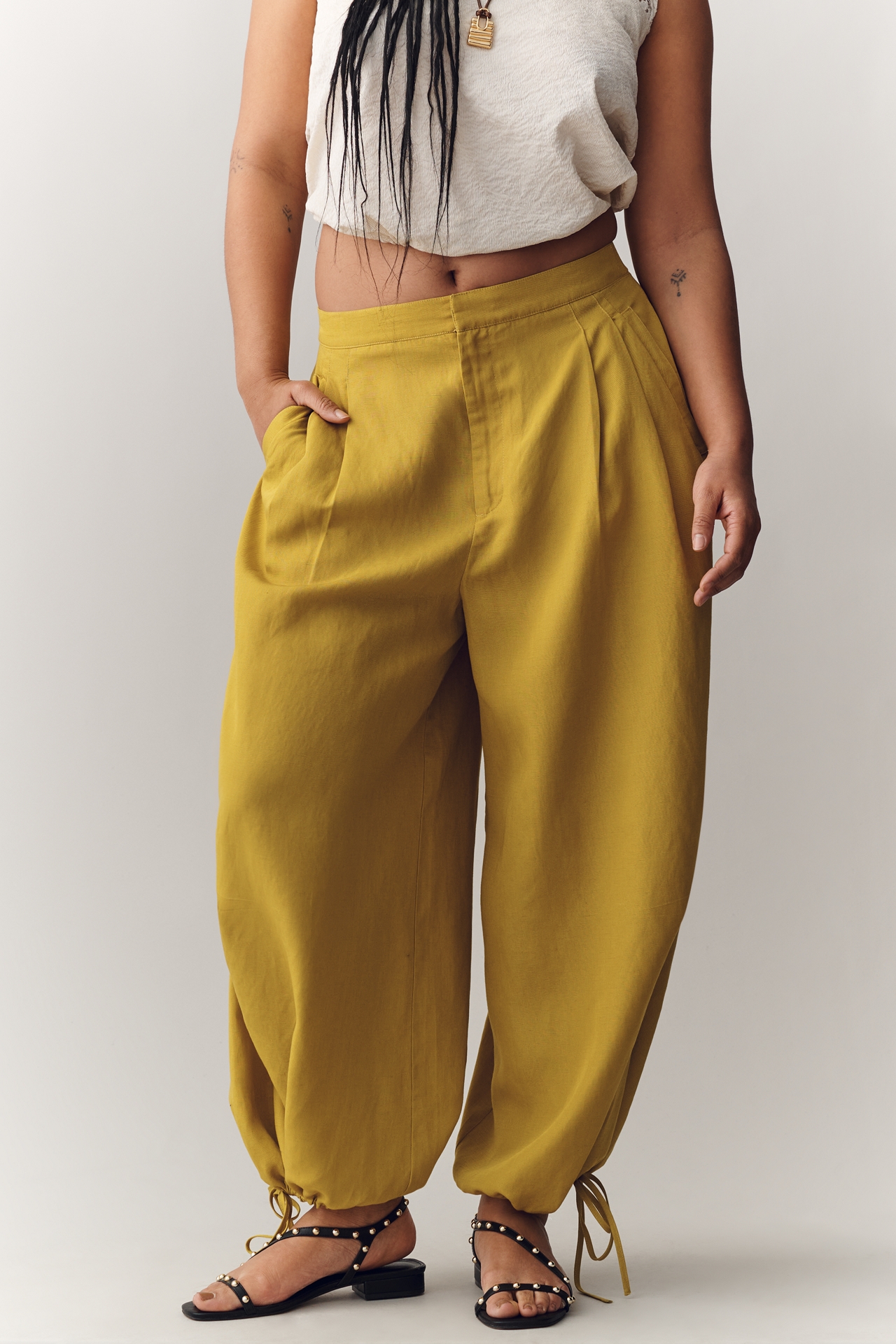 By Anthropologie Garden Balloon Pants