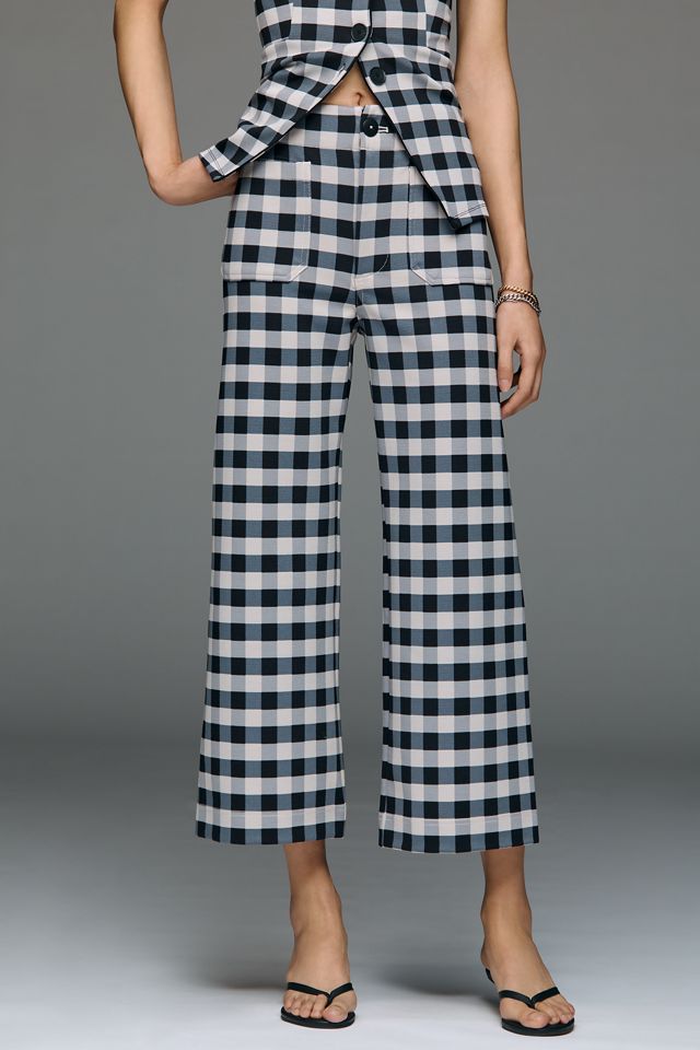 Colette Knit Crop Printed Pants by Maeve | Anthropologie