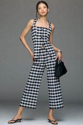 Maeve Colette Knit Cropped Printed Pants