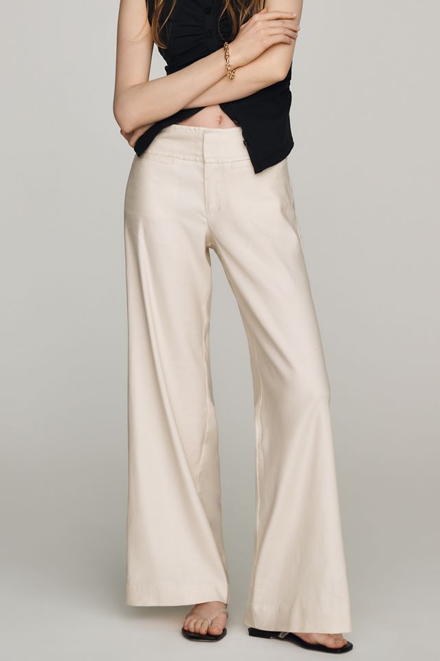Maeve Linen Stretch High-Rise Trousers #1