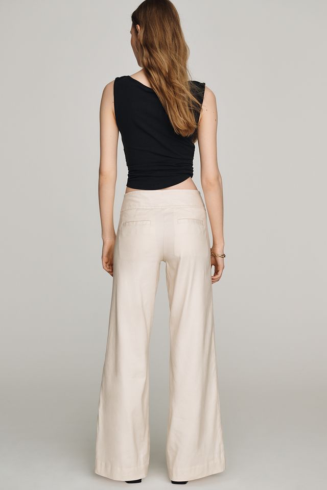 Maeve Linen Stretch High-Rise Trousers #3