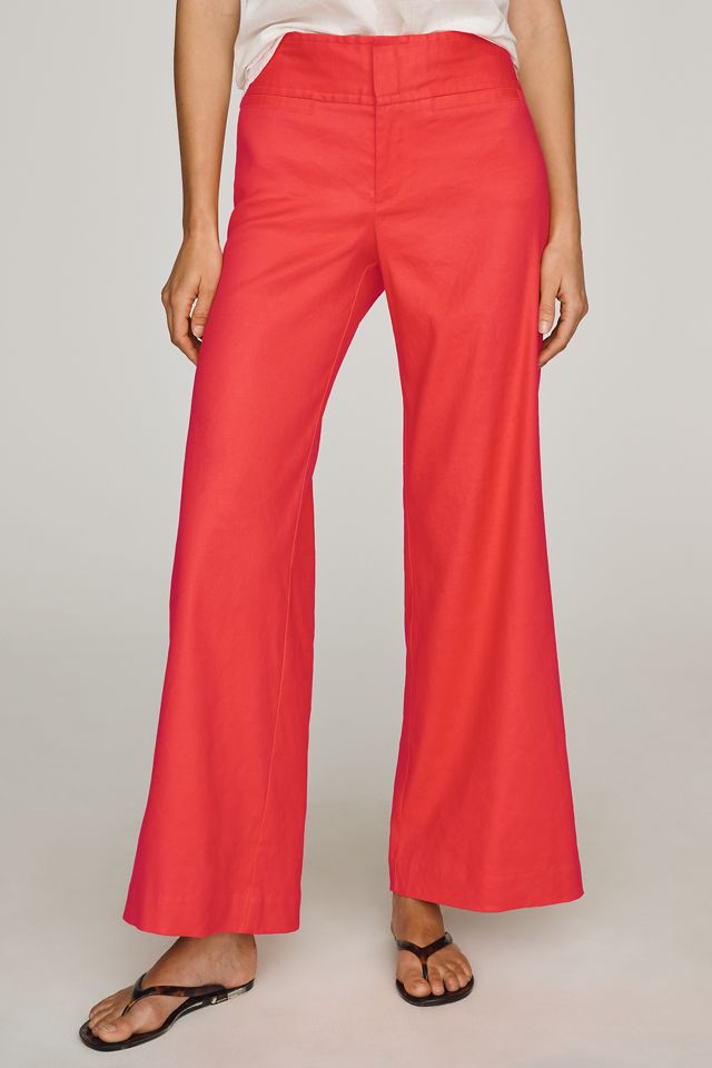 European Linen Stretch High Rise Trousers  #1