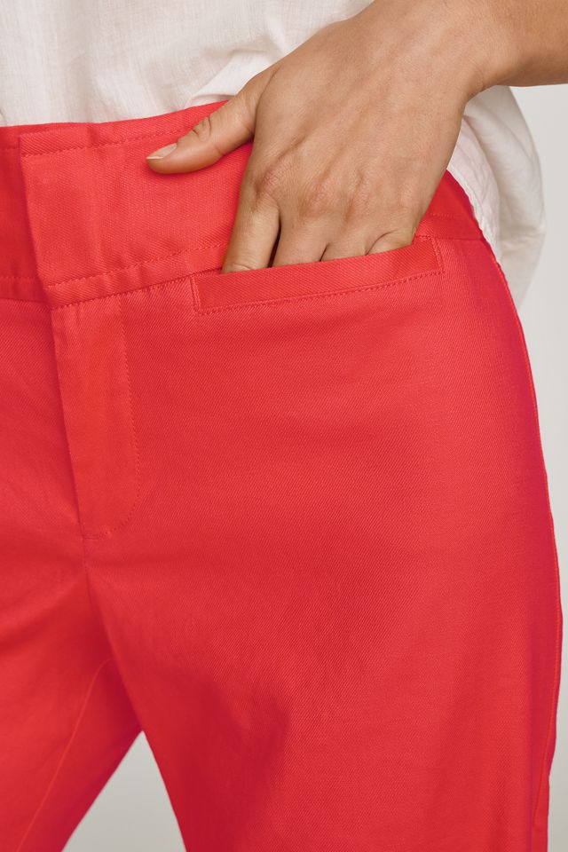 European Linen Stretch High Rise Trousers  #2