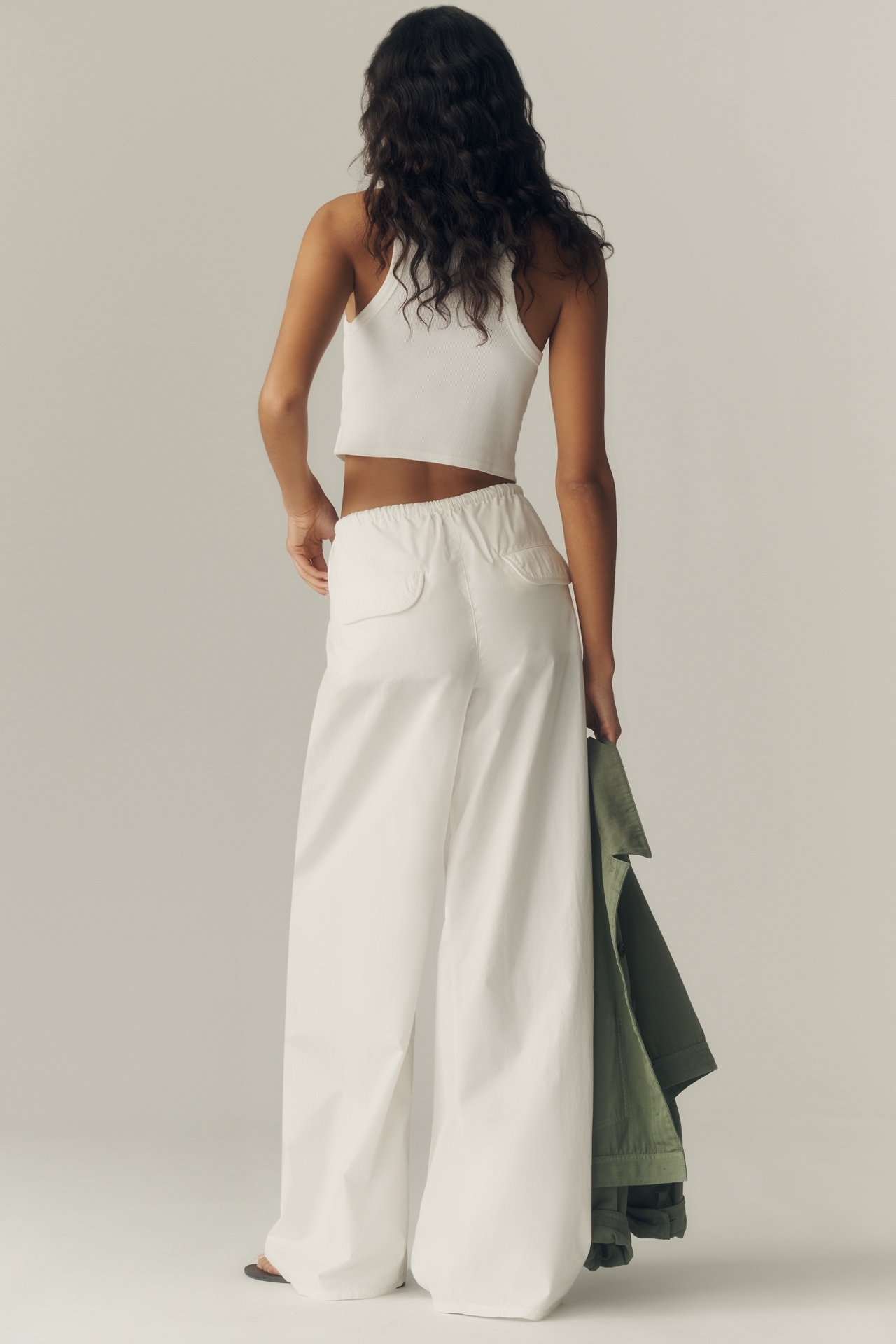 Pilcro Drawstring Barrel Pants