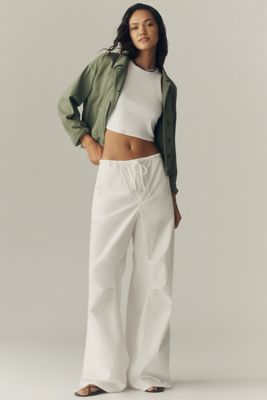 Pilcro Drawstring Barrel Pants