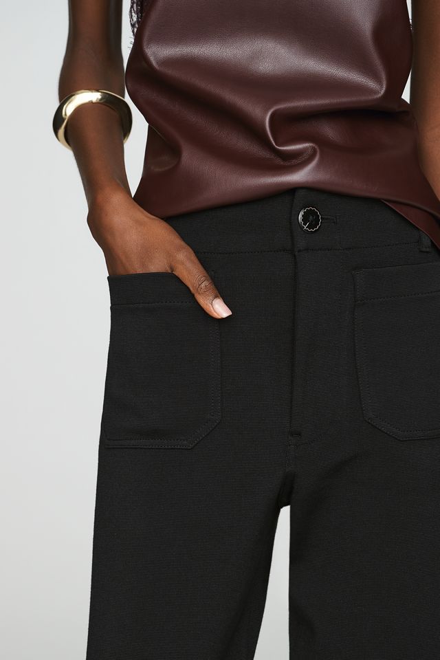 Maeve Colette Knit High Rise Full Length Pants #1