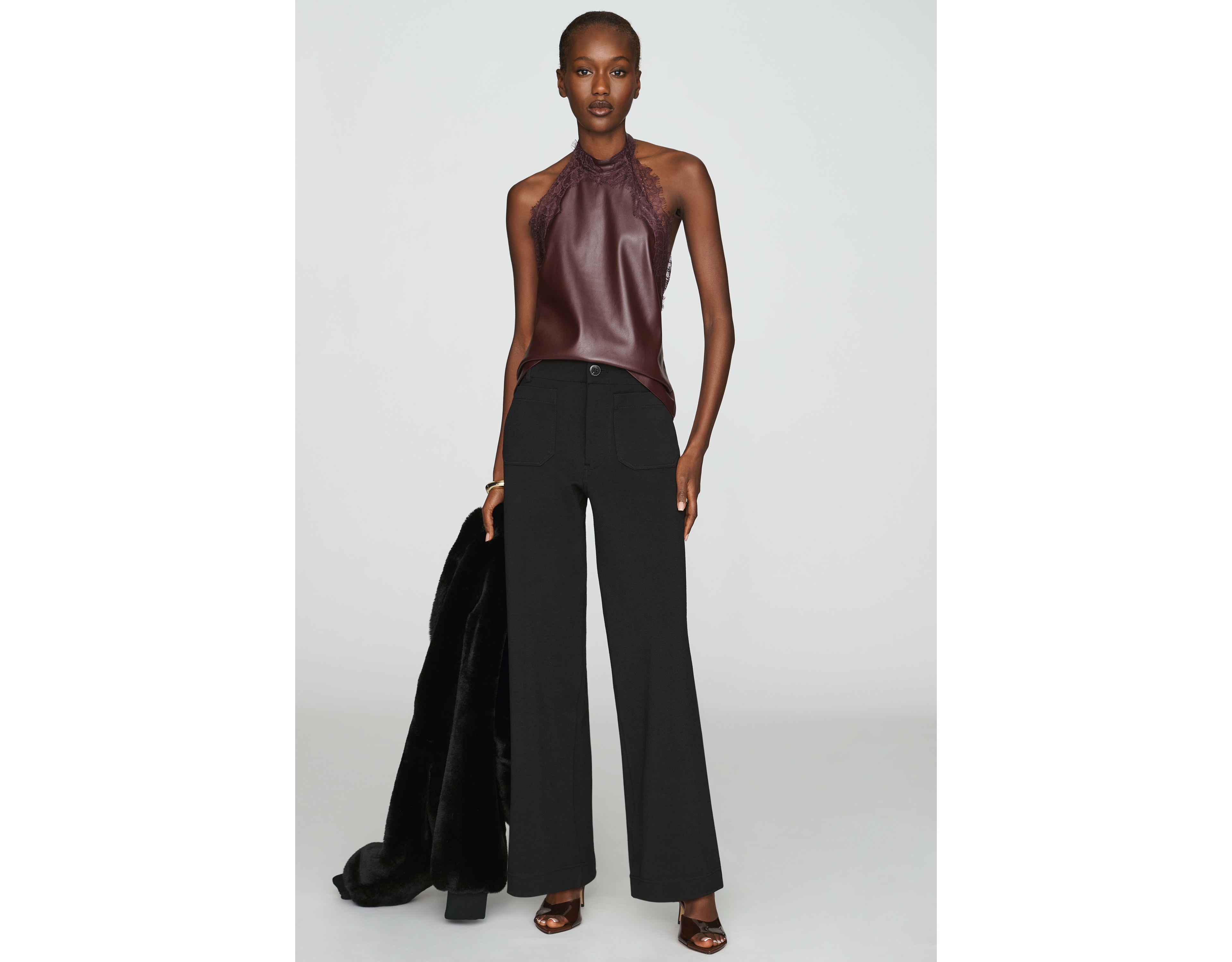 Maeve Colette Knit High Rise Full Length Pants