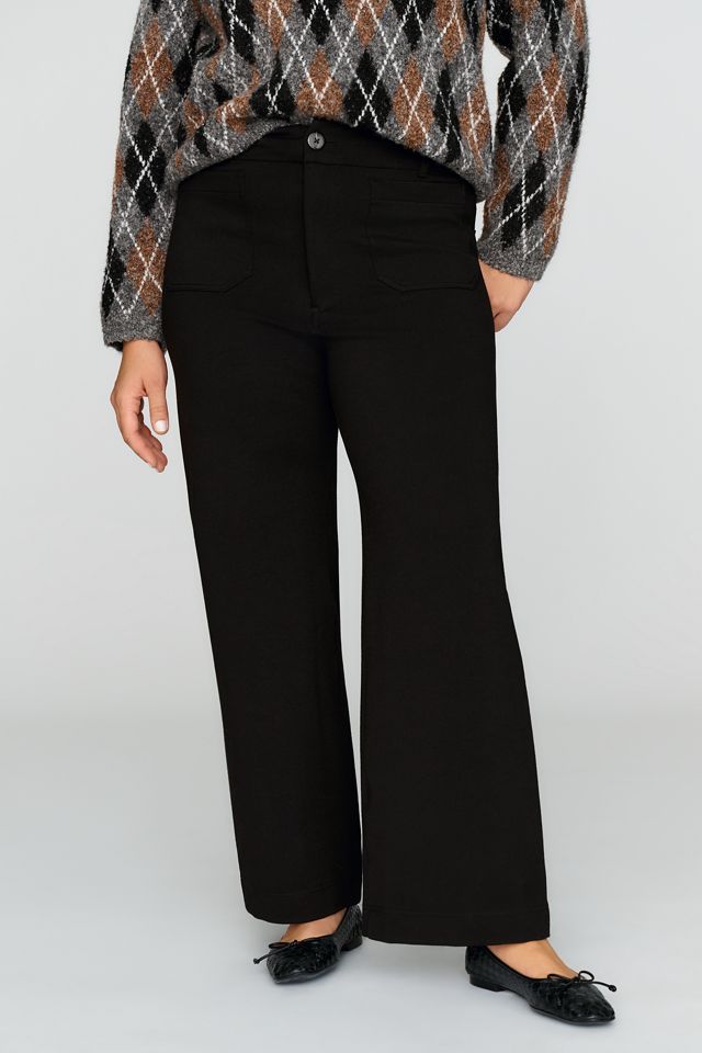 Maeve Colette Knit High Rise Full Length Pants #5