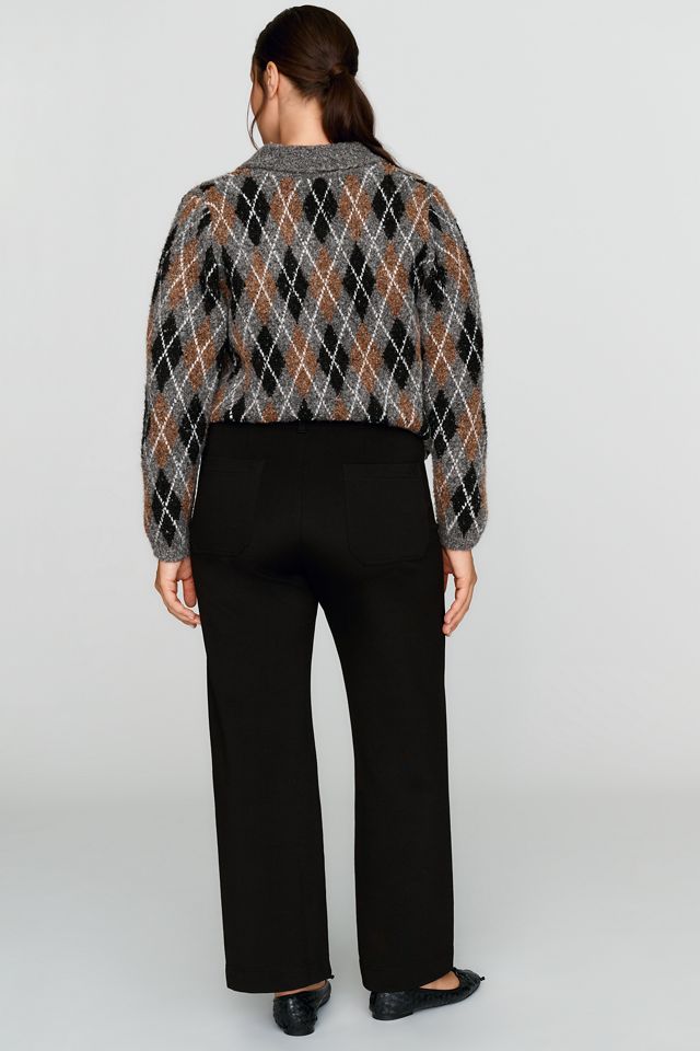Maeve Colette Knit High Rise Full Length Pants #6