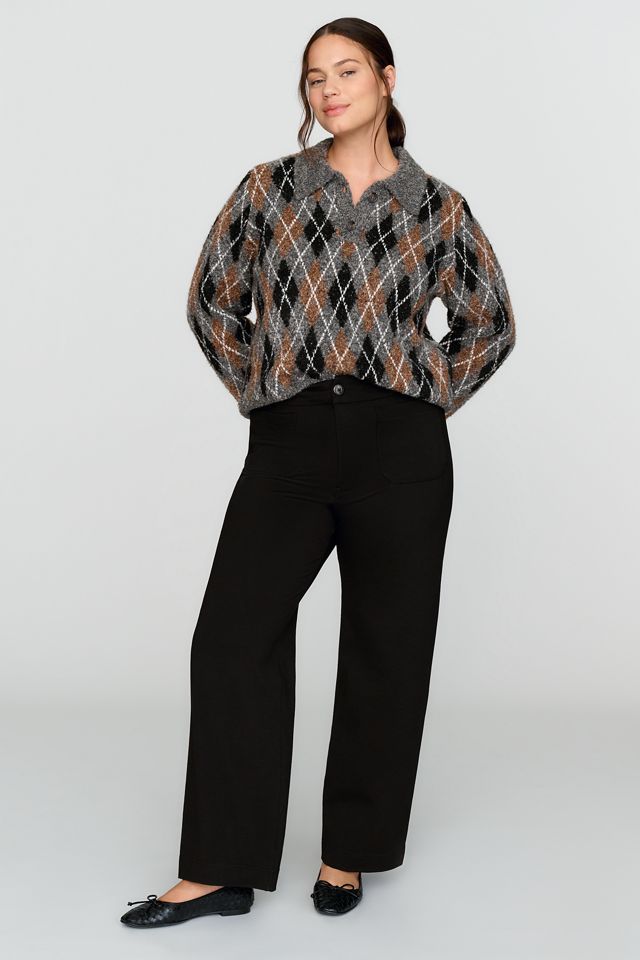Maeve Colette Knit High Rise Full Length Pants #4