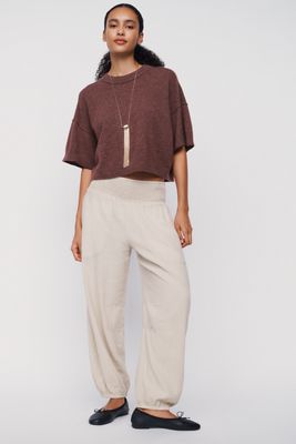 Pilcro Reese Smocked Pull-On Jogger Pants