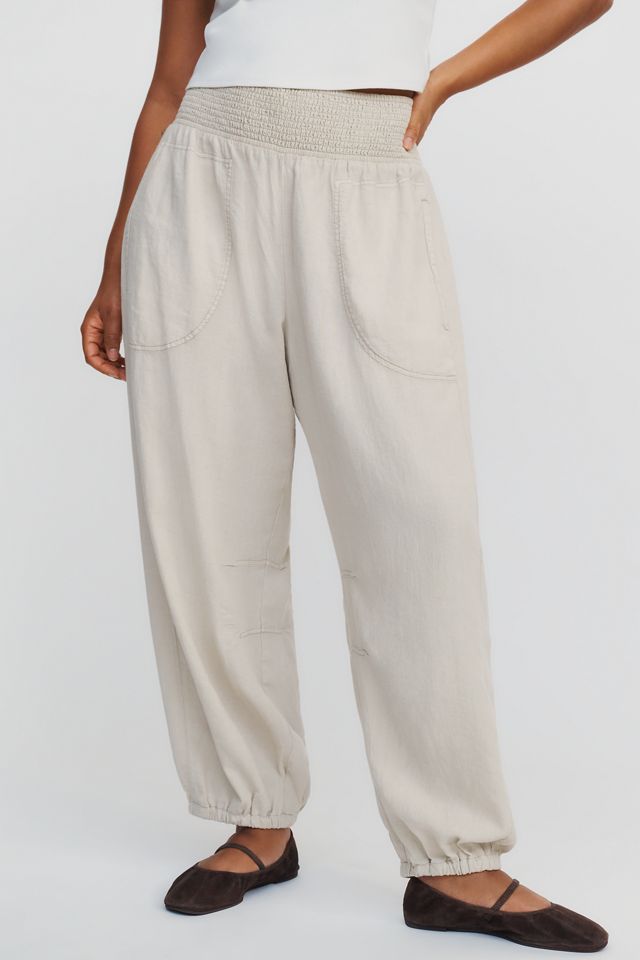Pilcro Reese Smocked Pull-On Jogger Pants #6