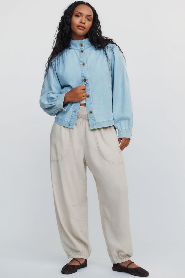 Pilcro Reese Smocked Pull-On Jogger Pants #5