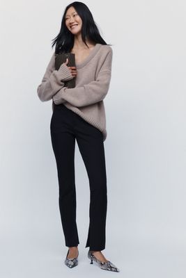 By Anthropologie Slim Knit Trousers