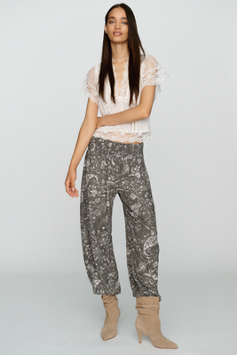 Pilcro Reese Smocked Pull On Joggers by Anthropologie